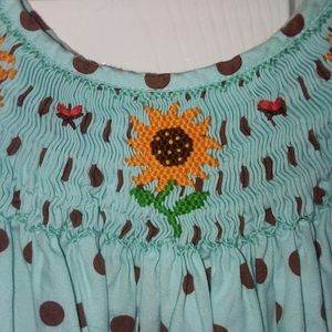 Mom & Me smocked 2t dress